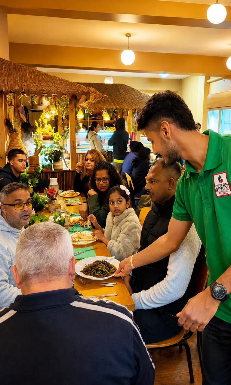 Warm Sri Lankan hospitality and dining